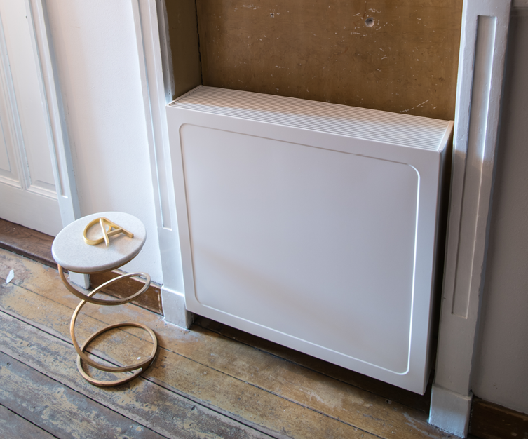 Radiatorombouw Sentimo 'The Original' in RAL 9010 19 x 75 x 80 cm - Uitvoering Classic