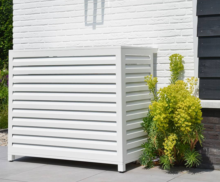 Airco Ombouw 67 X 102 X 120 RAL 9010 Fine Structure