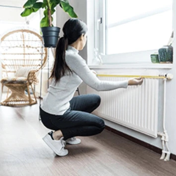 Design your magnetic radiator cover step 1: measuring