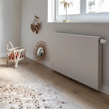 Radiator cover Sentimo 'The Original' in colour White Stone 7.6 x 65 x 95 cm - Design Solid