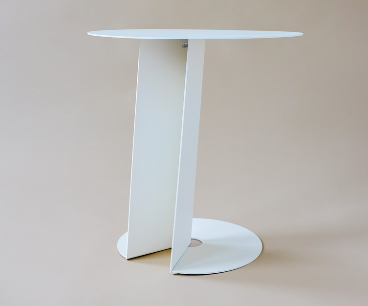 Bijzettafel Sage Sentimo - RAL 9010 Fine Texture - 52 cm hoog