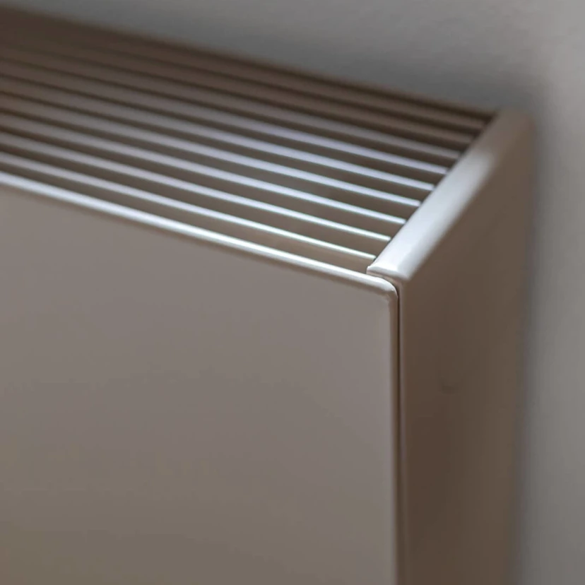 Radiator cover Sentimo RAL 1019 Fine Texture close up
