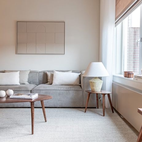 Living room with Sentimo radiator cover