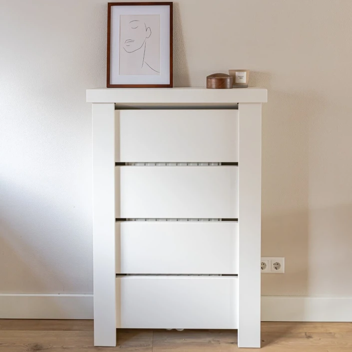 Radiator cover The Cabinet / Le Secret design RAL 9010 Fine Texture (3)