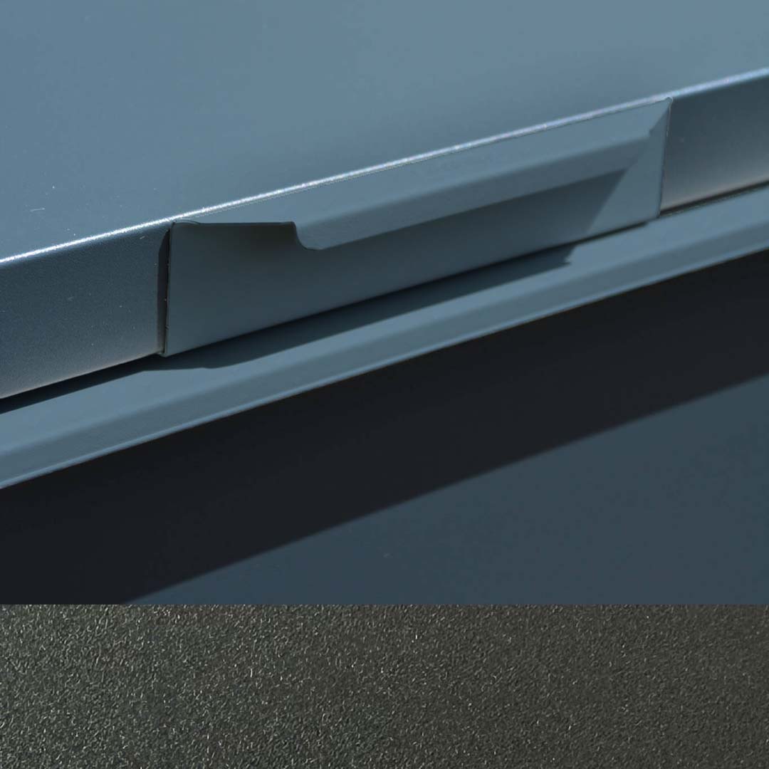 Bin Cover RAL 7016 FT Met Staal