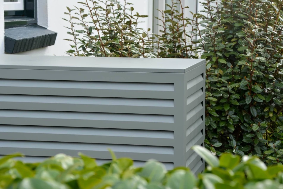 Airco cover RAL 7023 Fine Texture