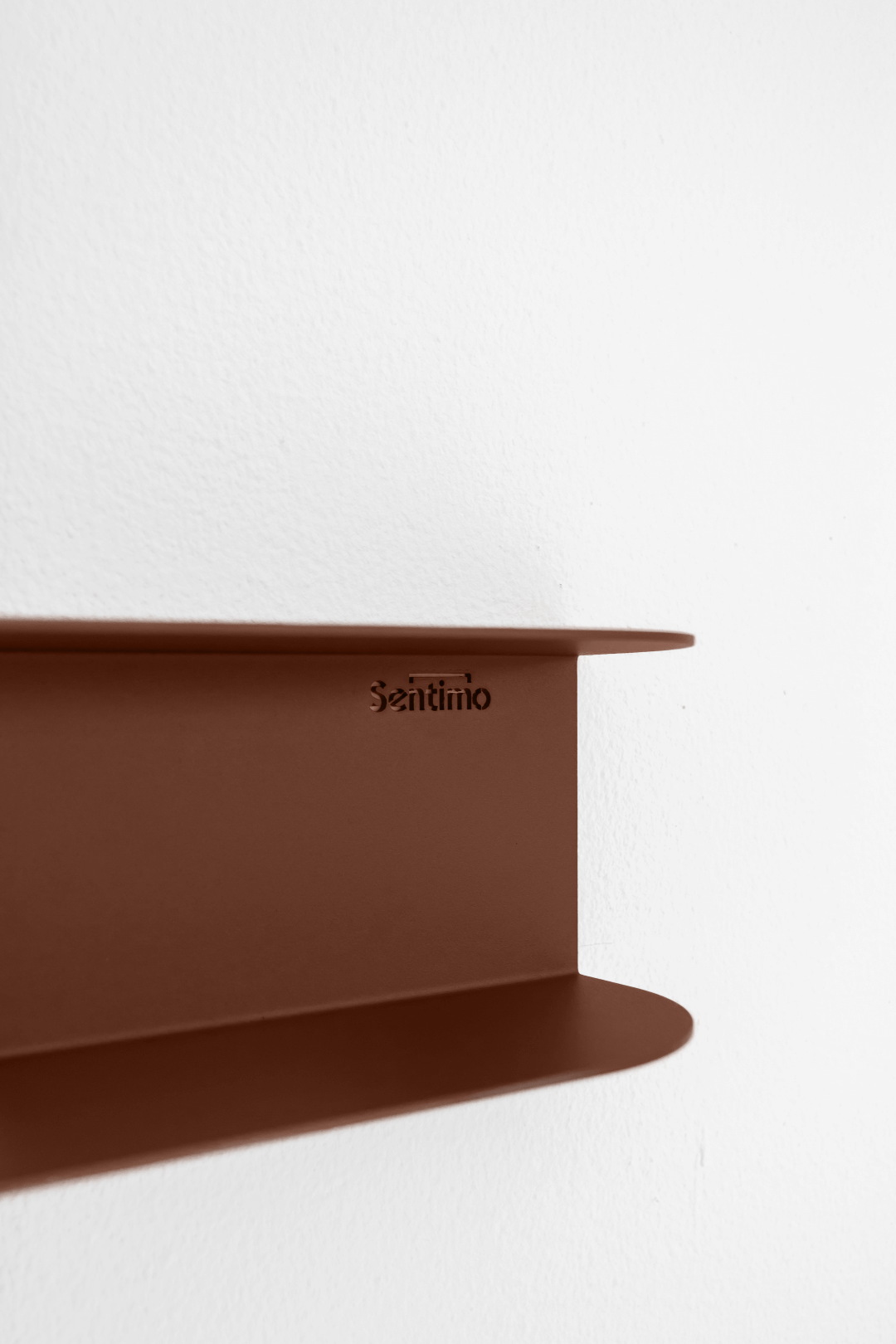 Spiegel Halfrond Detail Brickred (Groot)